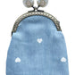 Denim Heart Coin Purse