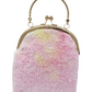 Fluffy Rainbow Purse