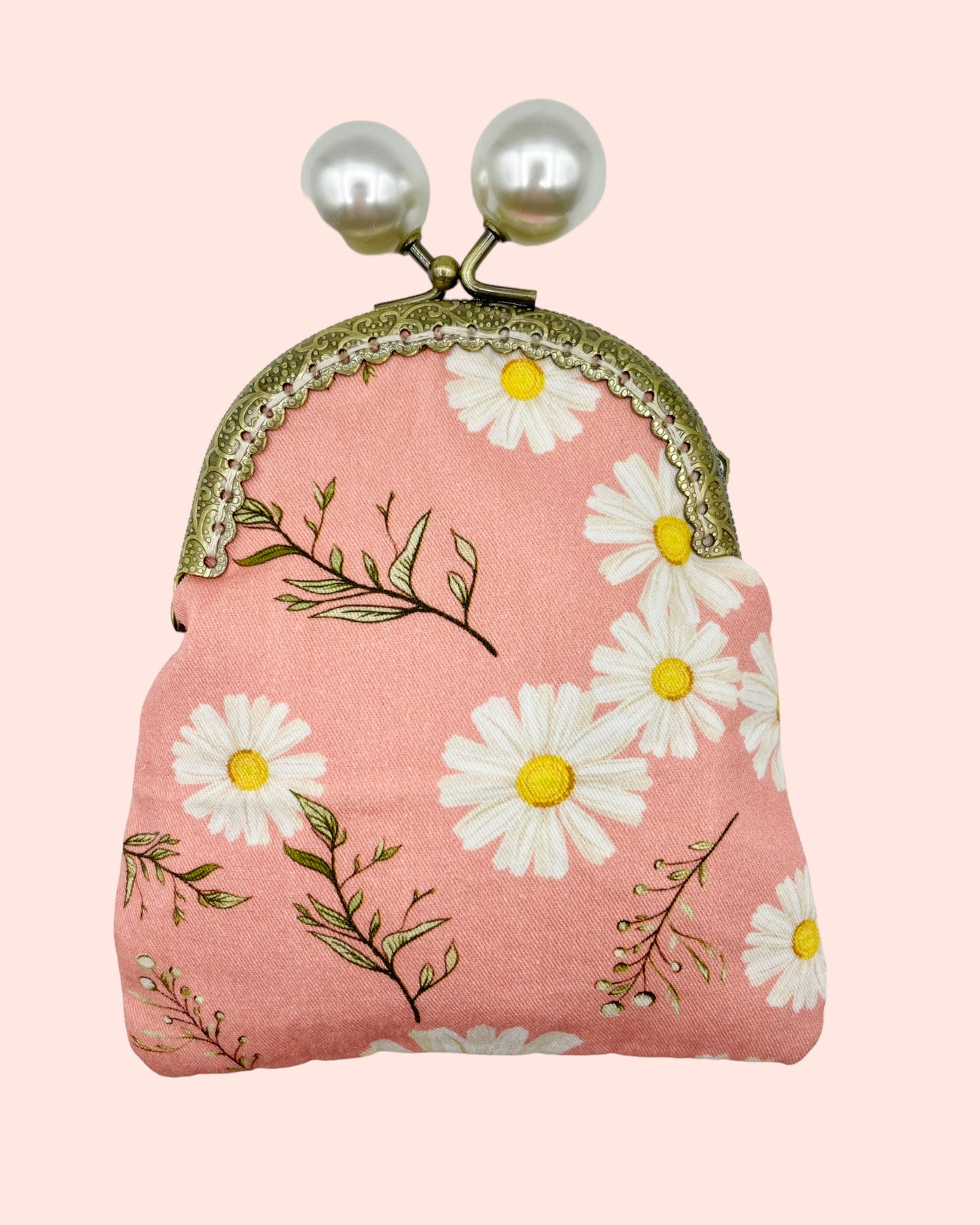 Pink Daisy Coin Purse