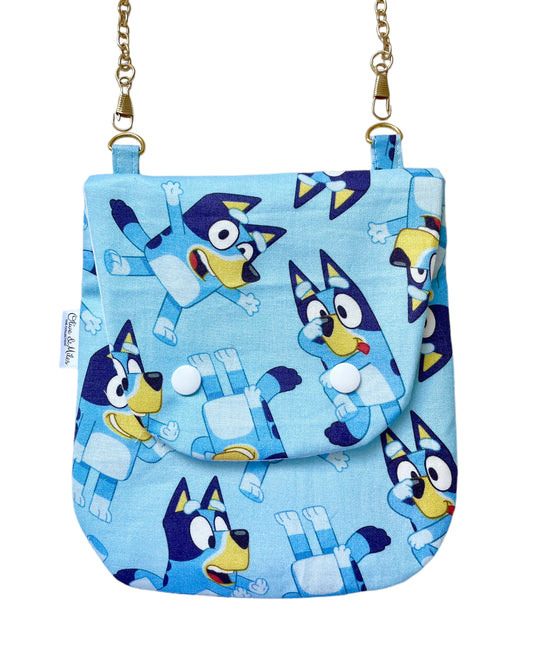 Bluey Blue Large Crossbody Bag