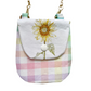 Gingham Flower Mini Crossbody Bag