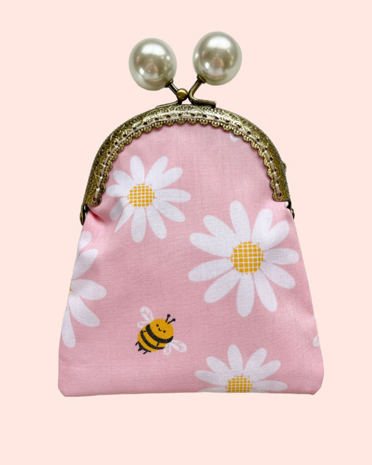 Daisy Bee Coin Purse