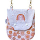 Rainbow Daisy Large Crossbody Bag