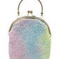 Fluffy Rainbow Purse