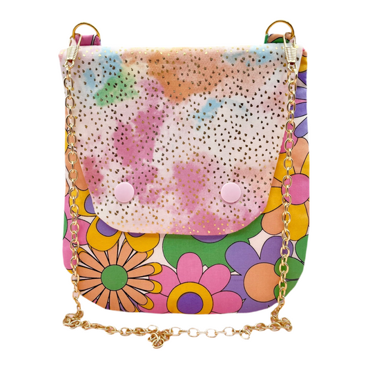 Flower Child Glitz Crossbody Bag