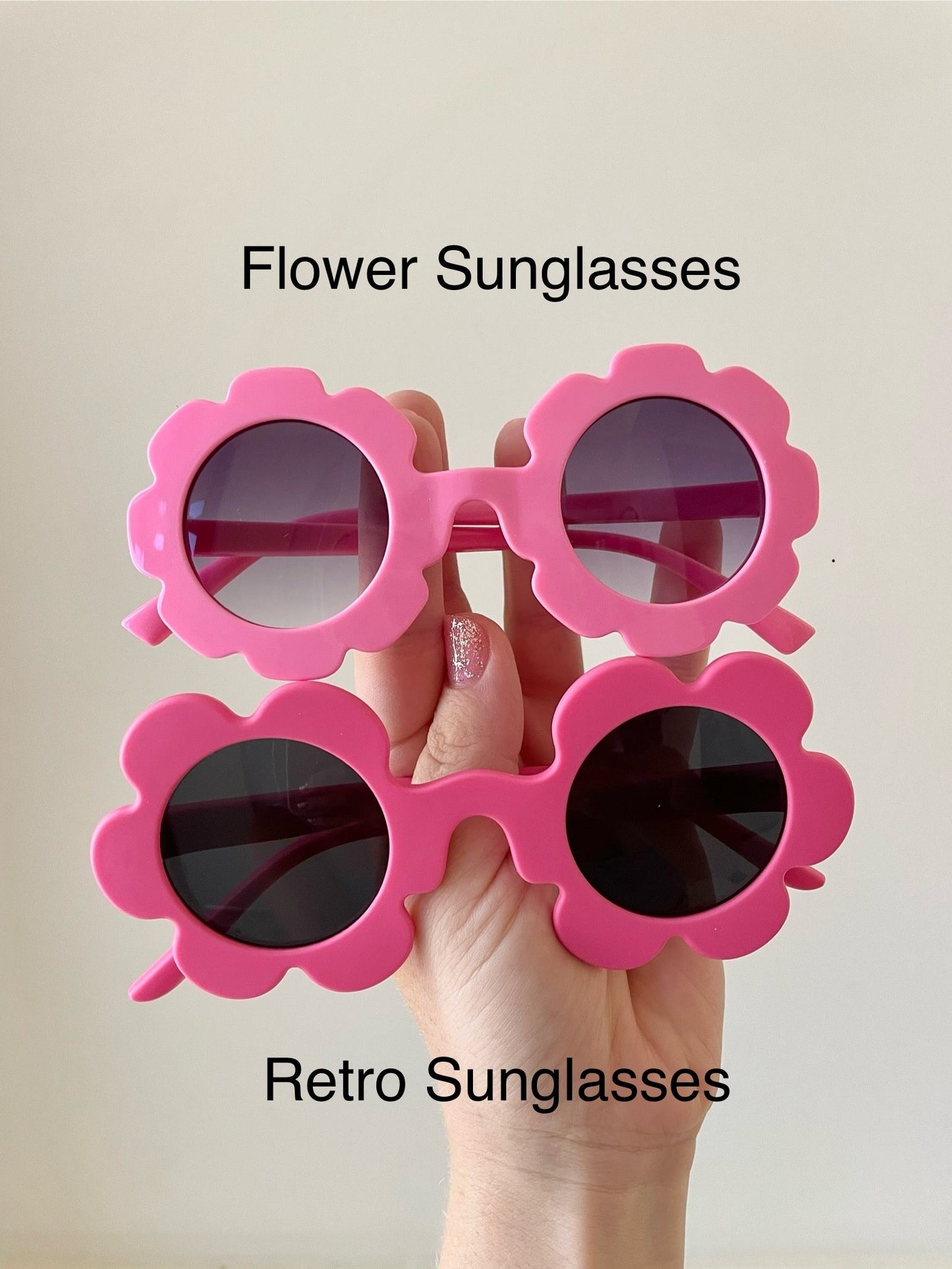 Women’s Pink Retro Sunglasses