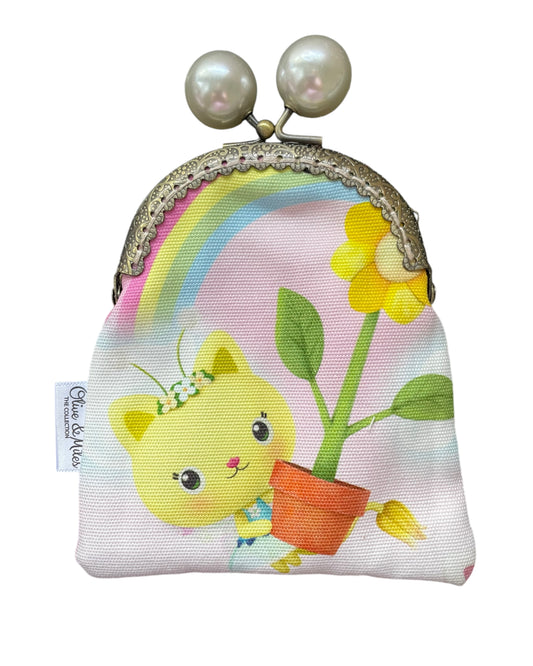 Kitty Fairy Yellow Coin Purse