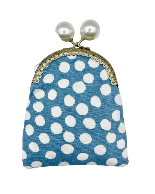 Blue Dot Coin Purse