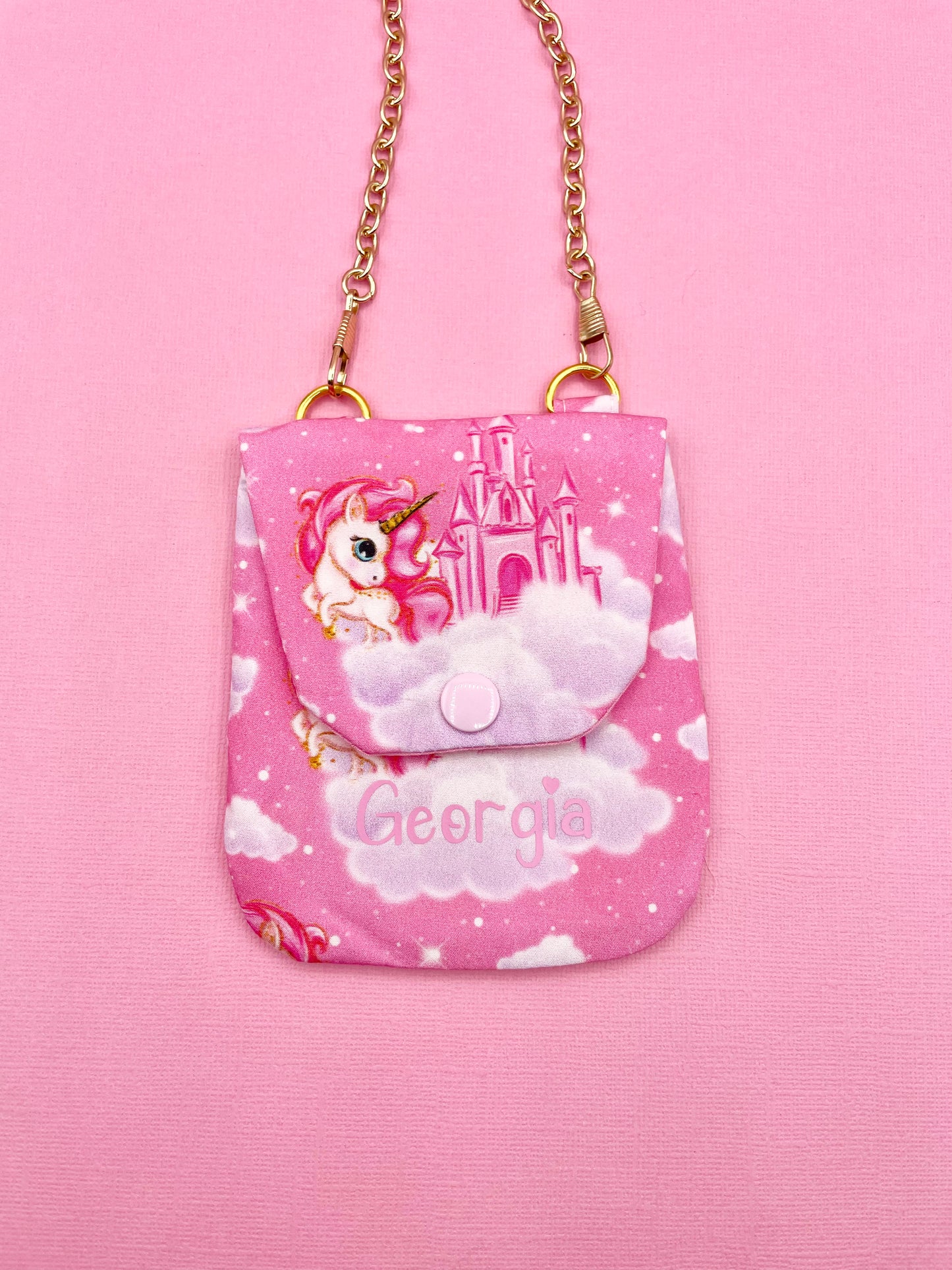 Unicorn Princess Mini Crossbody Bag