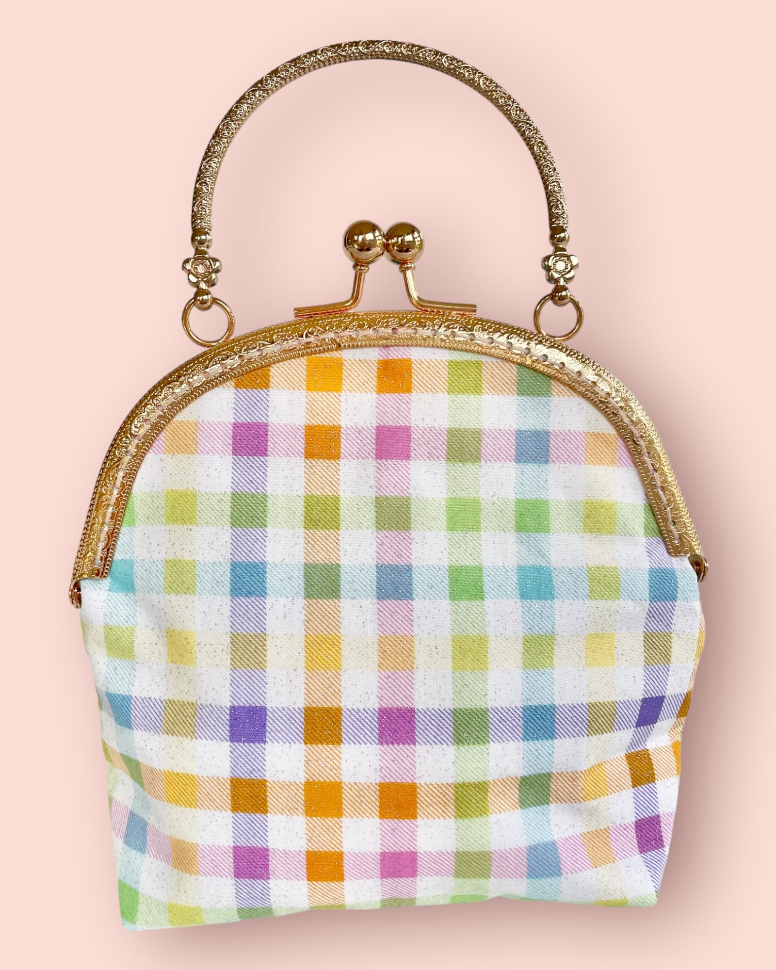 Checkered hot sale coin purse