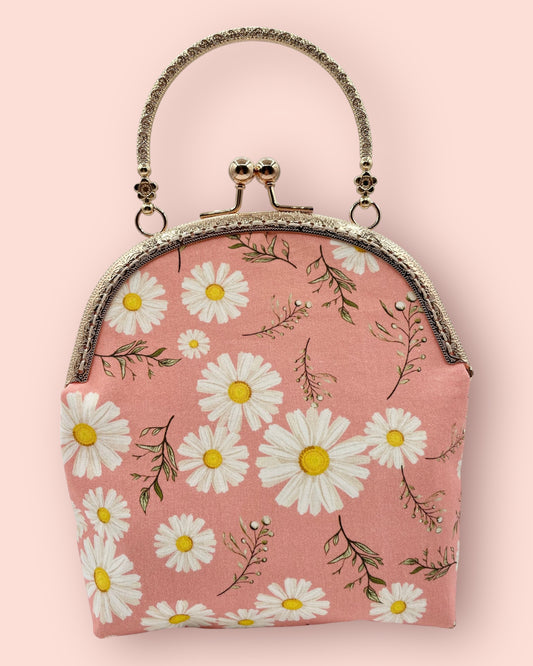 Pink Flower Purse