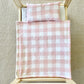 Pink Gingham Dolls Bedding