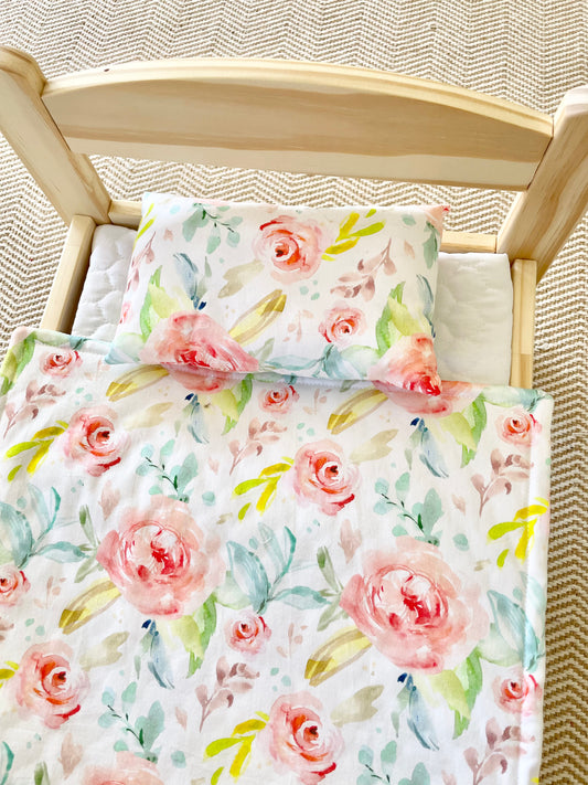 Bright Floral Dolls Bedding