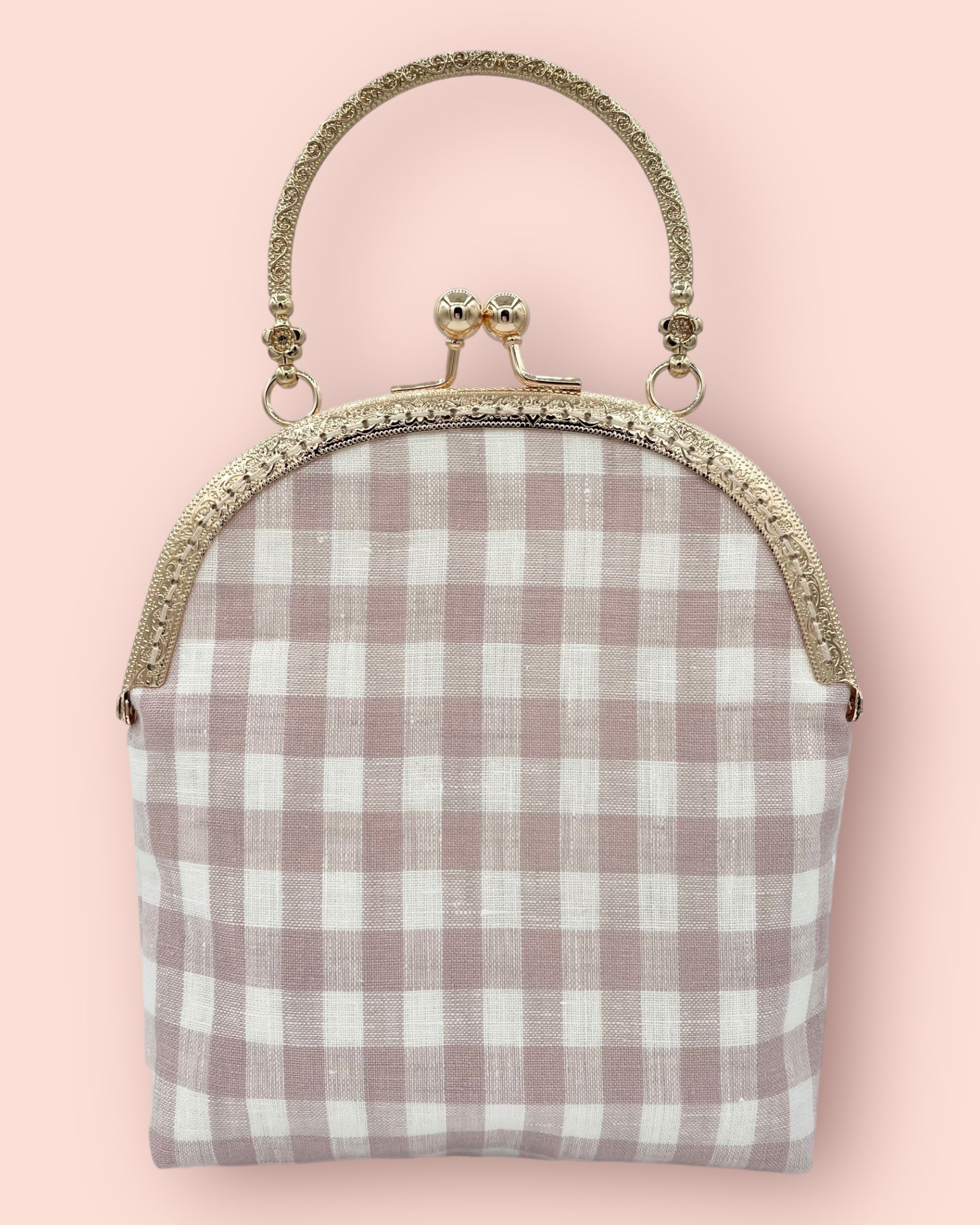 Gingham purse outlet