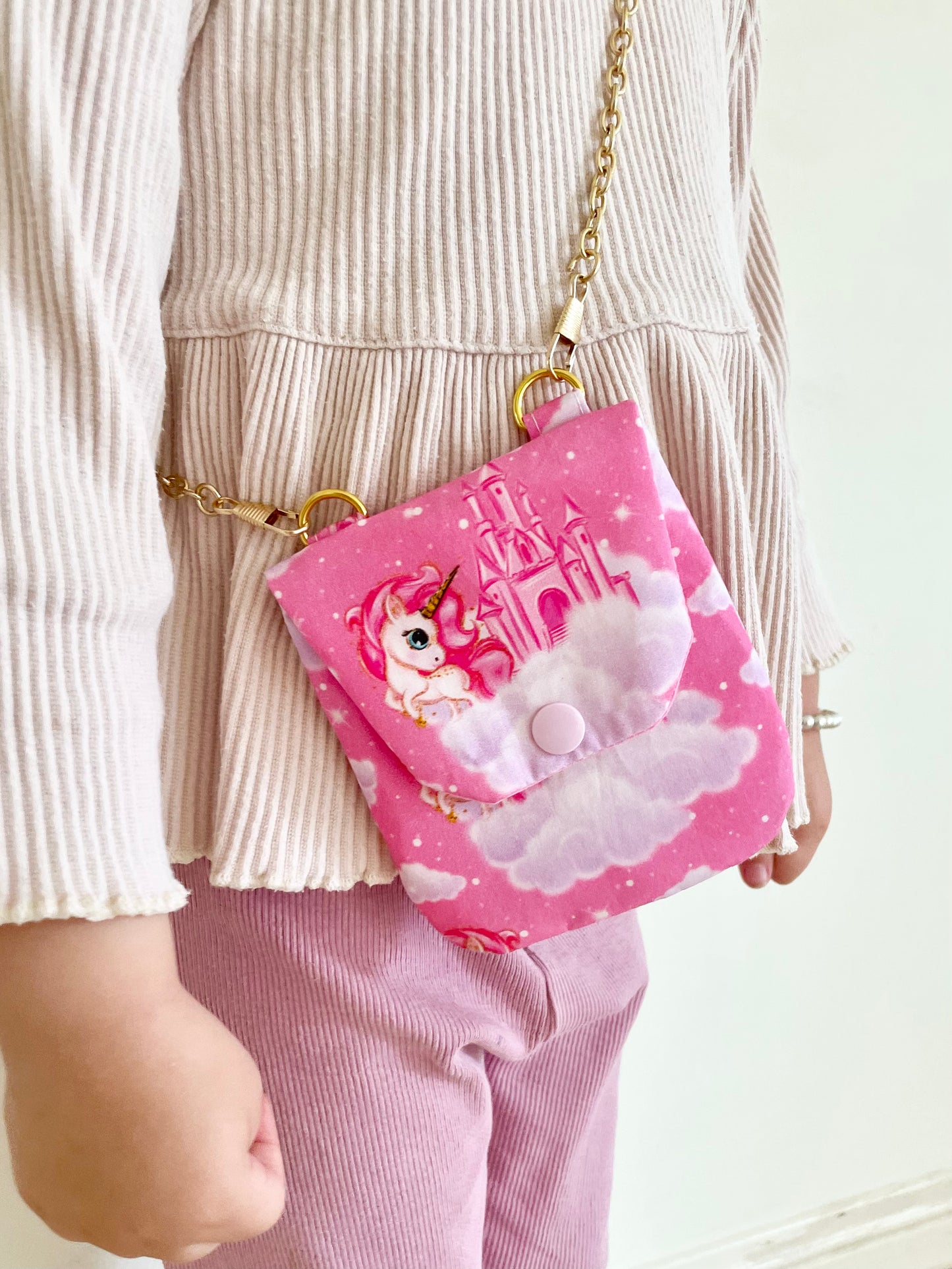 Unicorn Princess Mini Crossbody Bag