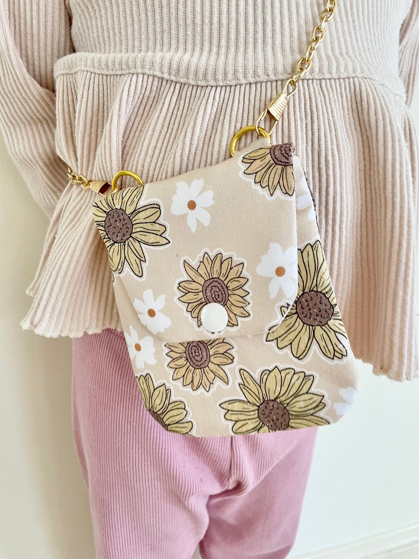 Sunflower Mini Crossbody Bag