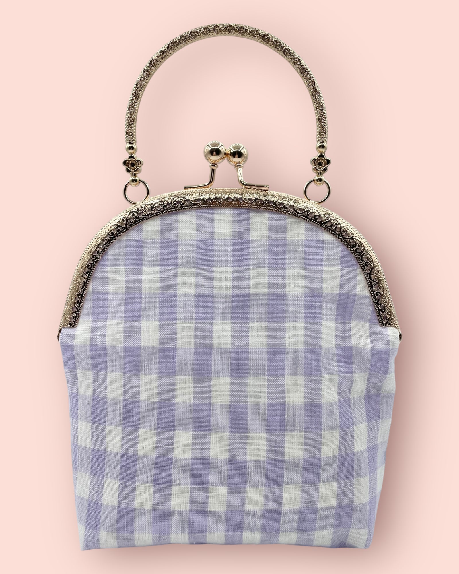 Gingham Purple Purse Olive Miles The Collection