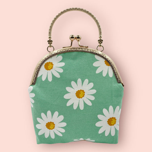 Green Daisy Purse