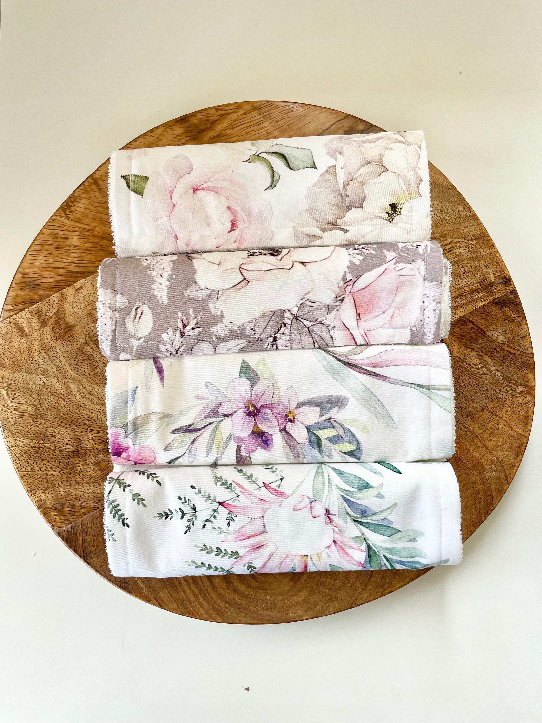 Floral Wash Cloth Olive Miles The Collection