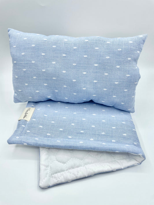 Blue Doll Bedding